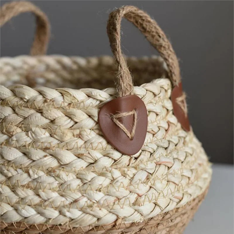 Handwoven Bamboo Basket