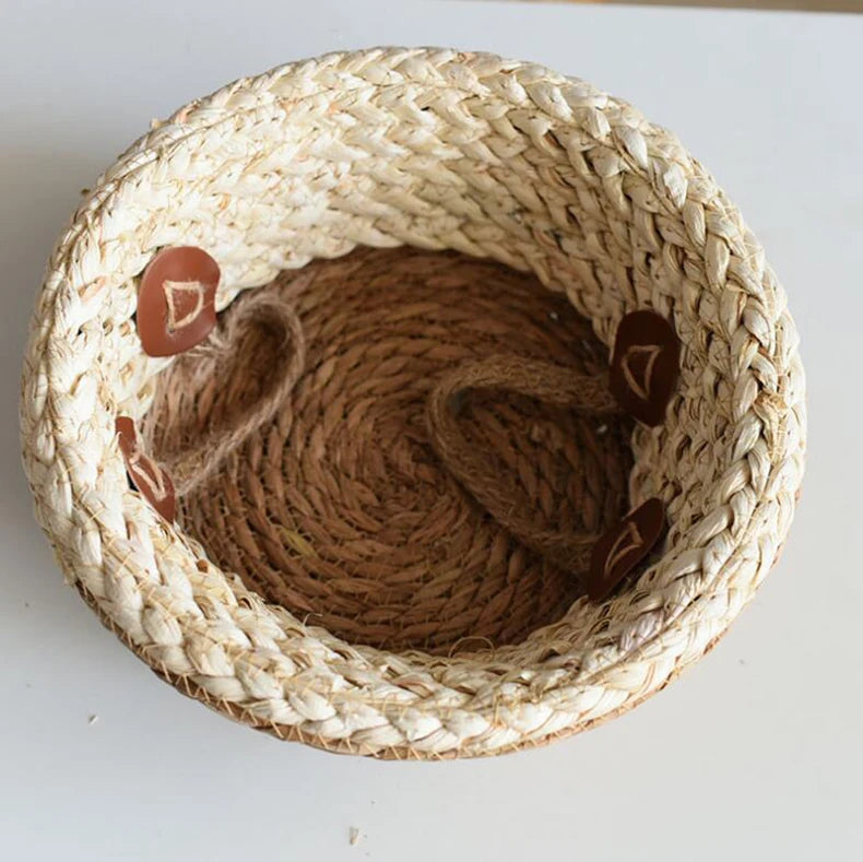 Handwoven Bamboo Basket