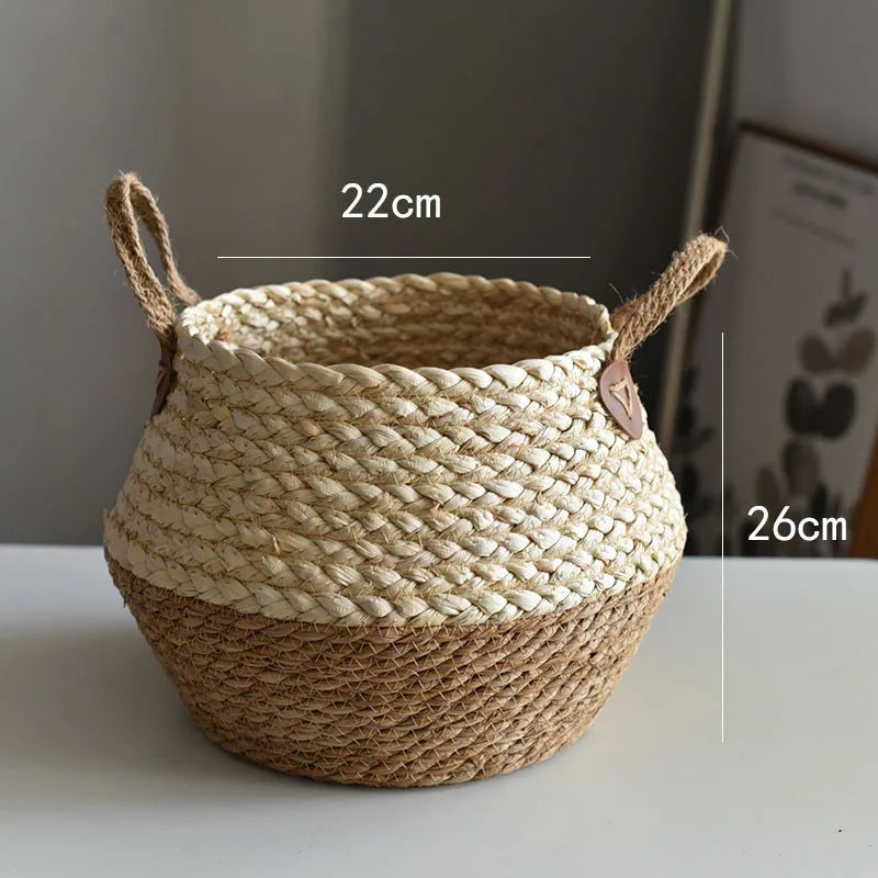 Handwoven Bamboo Basket