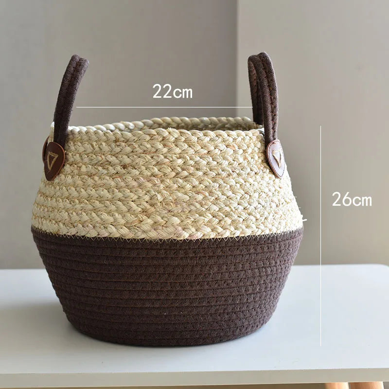 Handwoven Bamboo Basket