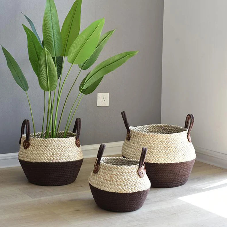 Handwoven Bamboo Basket