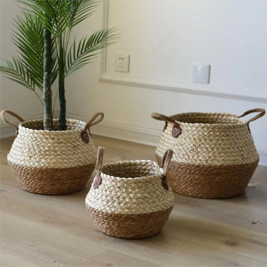 Handwoven Bamboo Basket