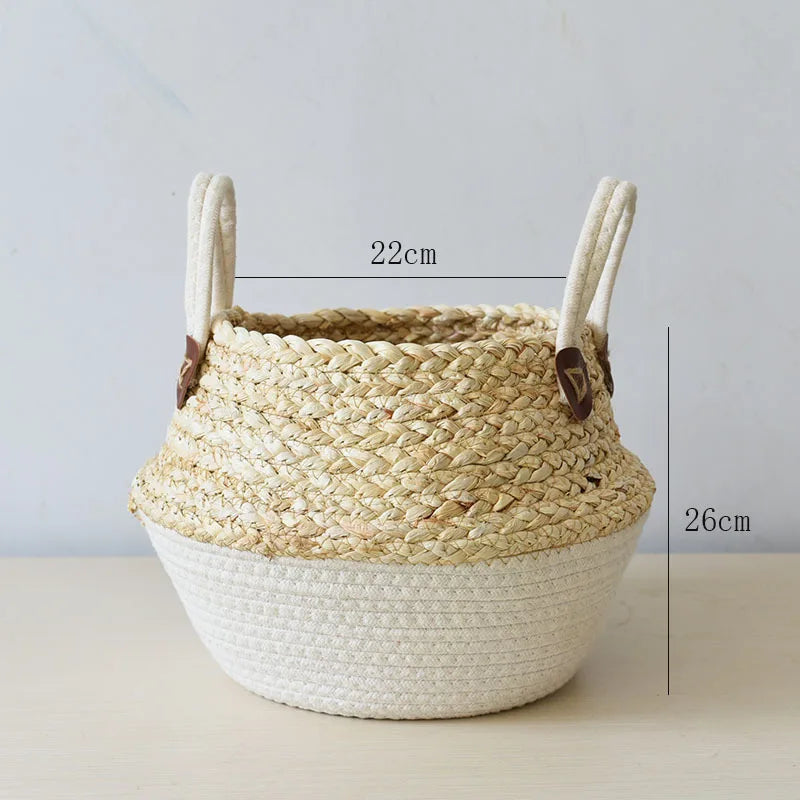 Handwoven Bamboo Basket