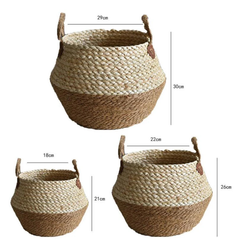 Handwoven Bamboo Basket