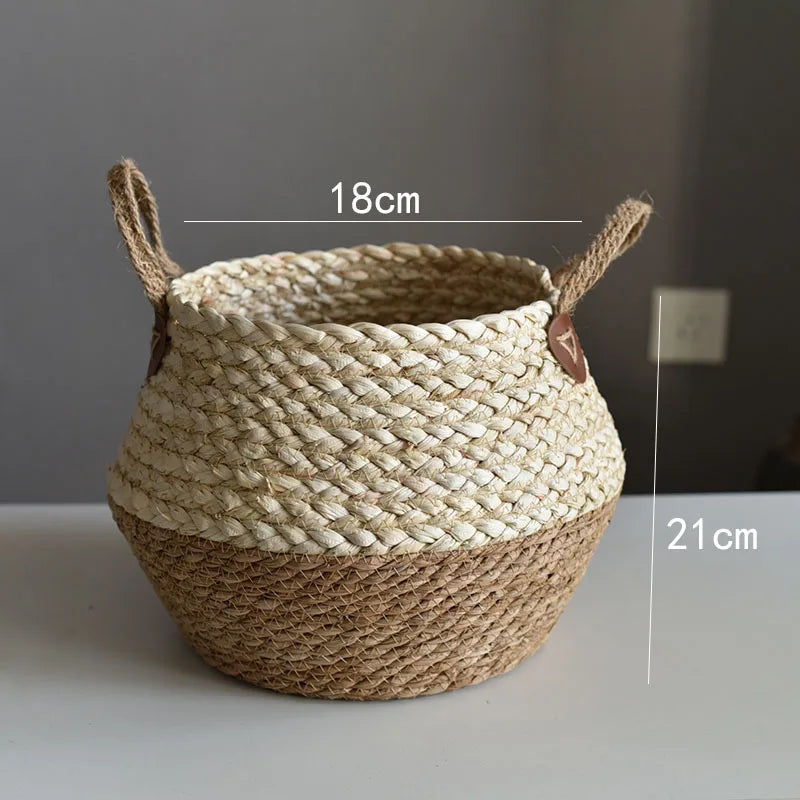 Handwoven Bamboo Basket