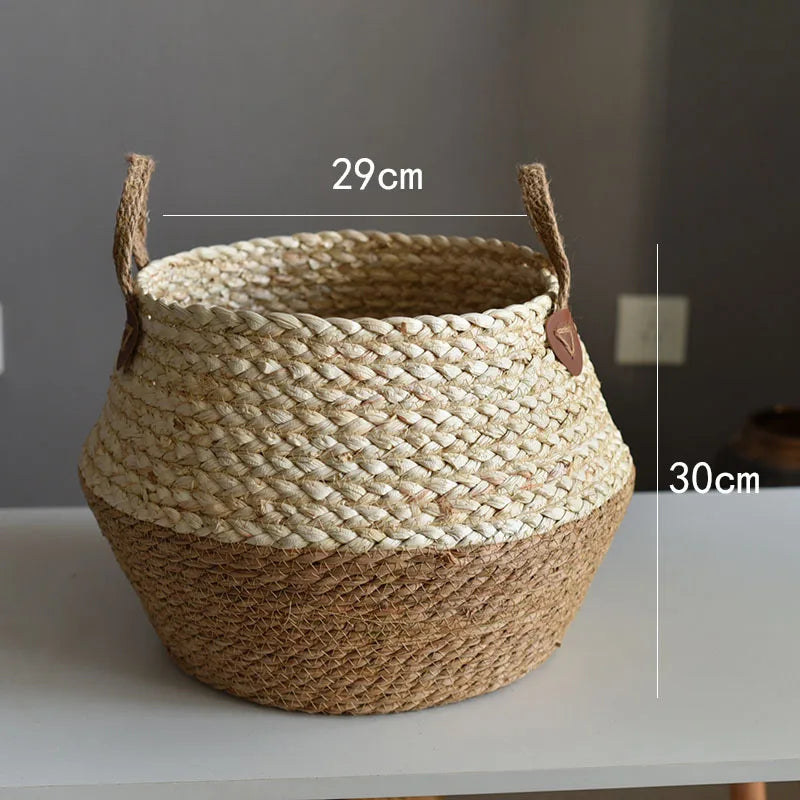 Handwoven Bamboo Basket