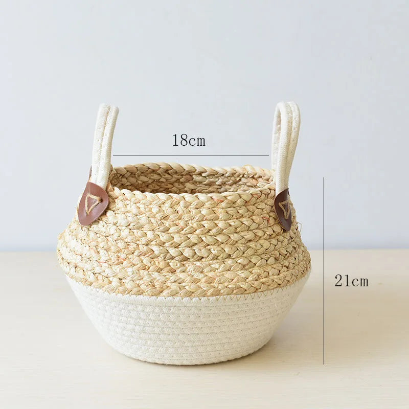 Handwoven Bamboo Basket